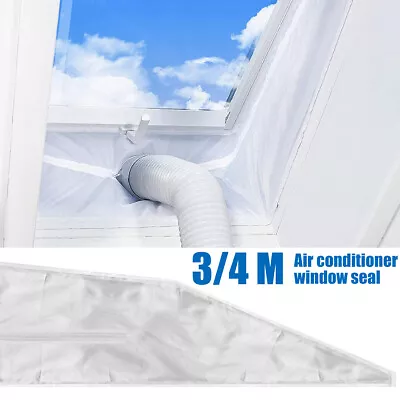$24.59 • Buy 3M/4M Portable Air Conditioner Window Seal Vent Kit Sealing Cloth Waterproof Ok