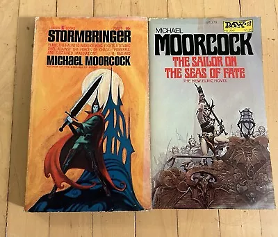 Lot Of 2 MICHAEL MOORCOCK Stormbringer Sailor On The Seas Of Fate VG+ • $35