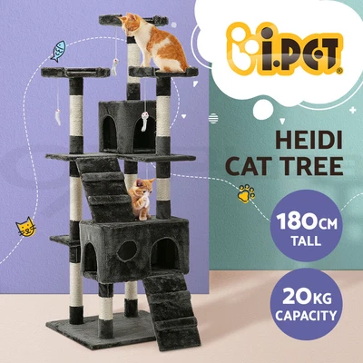 $98.96 • Buy I.Pet Cat Tree Tower Scratching Post Scratcher Wood Condo Toys House Bed 180cm