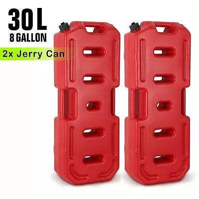 2X 30L 8Gallon Fuel Gas Storage Tank Can Container For Jeep UTE ATV Truck Motor • $245.99