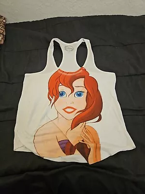 Disney Little Mermaid Princess Ariel Racerback Tank Top Shirt Size L • $10