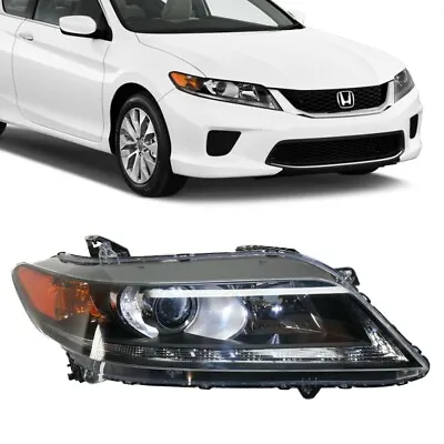 For 2013 2014 2015 Honda Accord EX-L Coupe 2-Door Headlight W/ Bulb Passenger • $187.99