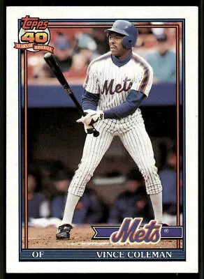 1991 Topps Traded #23T Vince Coleman • $1.79