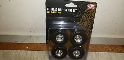 Acme 1:18 Off Road Wheel & Tire Set - Polished - A1807213 - In Stock!! • $18.75