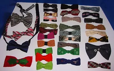 32 Pre Owned Vintage Odd Lot Of Bow Ties • $29.99