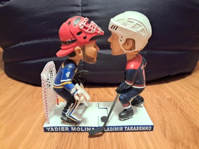 $100 • Buy Blues Cardinals Molina Tarasenko Double Bobblehead SGA