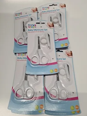 £1.99 • Buy Baby Toddler Manicure Set Scissors Nail Clippers Gift Bathing Essential Care