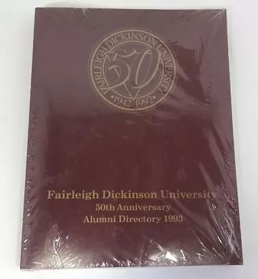 Fairleigh Dickinson NJ College Alumni Directory 1993 Sealed University Yearbook • $48.90