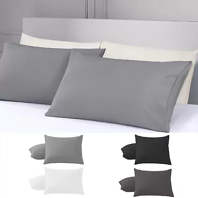 Set Of 2 Pillow Cases Cover Ultra Soft Breathable Pillowcases Standard Queen • $8.89