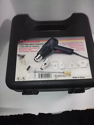 Milwaukee 1220 HMK NMulti Purpose Heat Gun With Case And Attachments Tested • $19