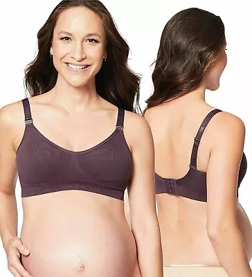 Cake Maternity Rock Candy Wire-free Nursing Padded Breastfeeding Bra Brown S • £23.74