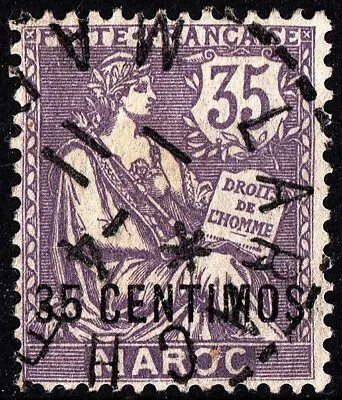 Morocco 1910 Mi. 24 Stamped VFU • $4.79