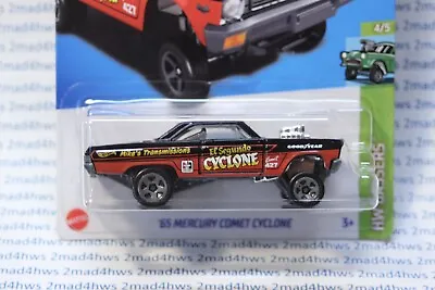 2023 Hot Wheels MUSCLE Black '65 Mercury Comet Cyclone 199/250 GASSERS 4/5 • $1.29