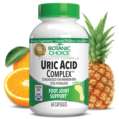 $32.95 • Buy Botanic Choice Uric Acid Complex™ Foot Joint Dietary Supplement, 60 Capsules