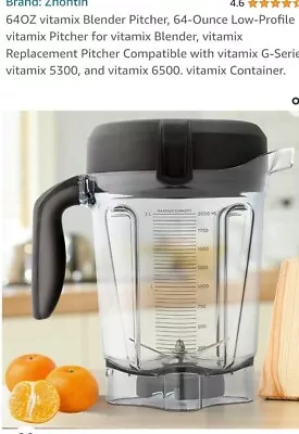 64 Oz Container Pitcher Jar For Vitamix Professional 750 Blenders (Low-Profile) • $45