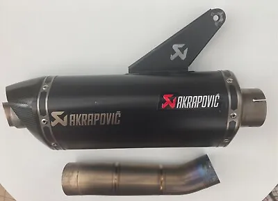Akrapović Titanium / Carbon Slash Exhaust From 2014 Ducati Monster 1200s • $310.84