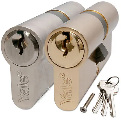 YALE Door Lock Cylinder Euro Profile 6 Pin Barrel For UPVC Aluminium Timber PVC • £26.51