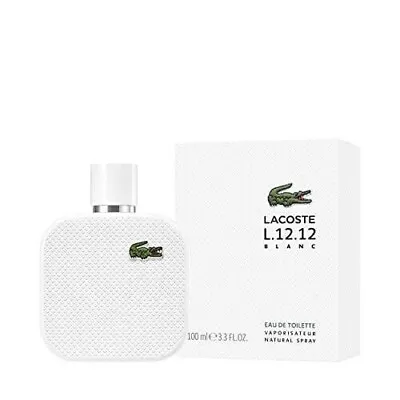 Lacoste L.12.12 Blanc By Lacoste Cologne For Men EDT 3.4 Oz New In Box • $39.99