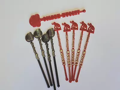 10 John Ascuaga GOLDEN NUGGET Las Vegas Casino Vintage Swizzle Stir Sticks • $12