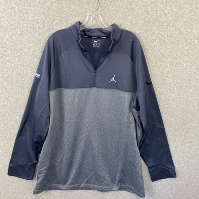 $49.99 • Buy Derek Jeter Michael Jordan Nike Golf Pullover 2XL Gray 1/4 Zip Shirt