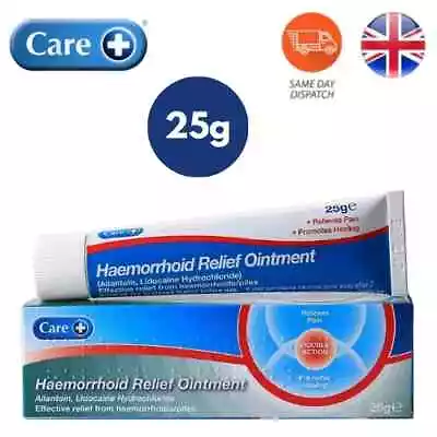 Care Haemorrhoid Ointment Pain Relief Aids Healing Effective Relief Cream - 25g • £3.72