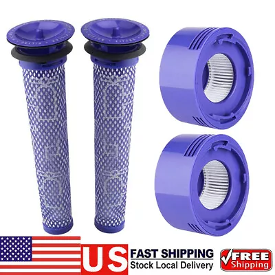 Pre & Post Hepa Filter For Dyson V7 V8 SV10 Motorhead Animal+ Cordless Vacuum US • $11.59