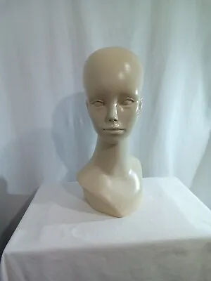 Vintage Mannequin Resin Plastic Head Wig Hat Eyeglasses Stand Display Art Deco • $75