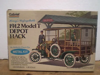 Gabriel Metal Ford 1912 Model T Depot Hack Kit. G Gauge Size. • $50