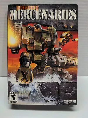 MechWarrior 4: Mercenaries (PC 2002) - Retail Box - Brand New! Sealed! • $75