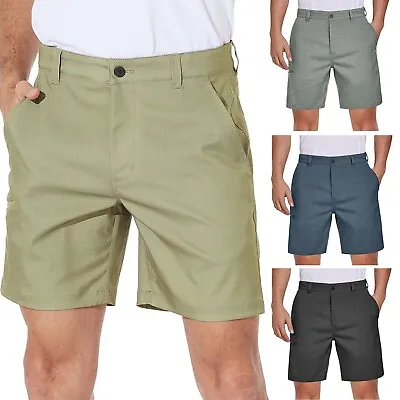 Men's Beach Shorts Stretch Quick Dry Lightweight Golf Chino Pockets Half Pants • $18.99
