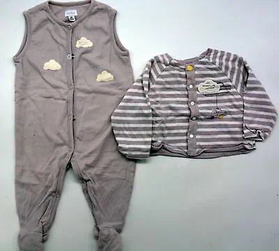 £15.01 • Buy Original French Baby Set Romper And Jacket By Marese Size 6M 67