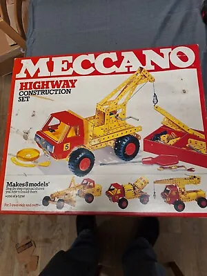 Vintage Late 70s MECCANO HIGHWAY CONSTRUCTION SET. • £39.95