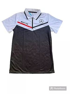 Mercedes Formula 1 Racing Team Polo T-shirt Breathable Thin • $35