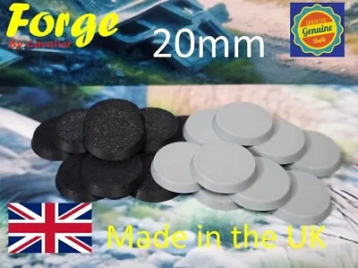 20mm Round Wargaming Bases Durable Plastic For War Gaming Tabletop Games • $9.18