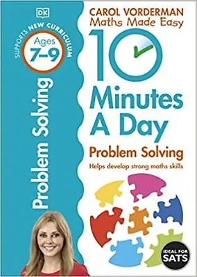 £5.54 • Buy 10 Minutes A Day Problem Solving Book By Carol Vorderman Workbooks Paperback !