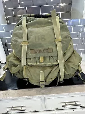 Vintage Us Military ~ 'alice' Lc-1 Backpack Field Combat Pack / Framed Large • $175