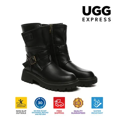 AUSTRALIAN SHEPHERD® UGG Women's Boots Leather Upper Zipper Nonslip Jamie • $90