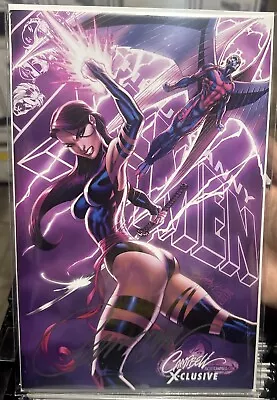 Uncanny X-Men 1 D Signed Coa Campbell Ula Mos Psylocke Archangel 2019 W/COA🤩 • $69.99