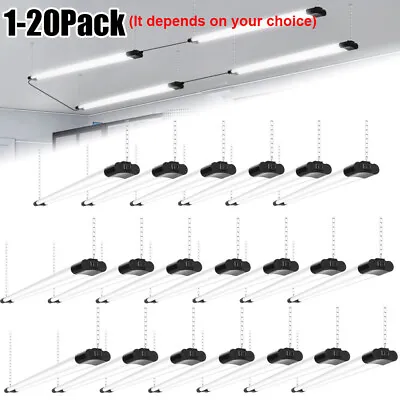 1 - 20Pack 4FT Linkable LED Shop Light For Garage 4400lm Utility Light Fixture • $18.99