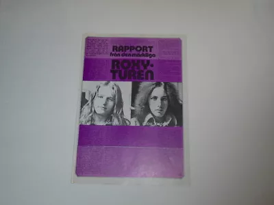 Roxy Music Paul Thompson Eddie Jobson Clipping Sweden 1970s • £7.71