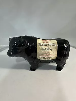 Vintage Willsher's Black Bull Scotch Whiskey 1/10 Decanter Liquor Bottle • $9.99