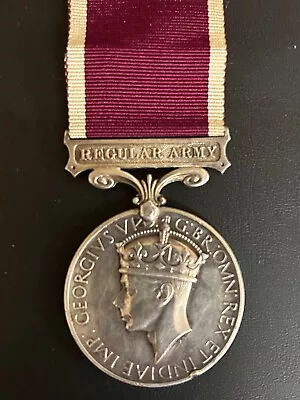 British Army Long Service & Good Conduct Medal George VI • £90