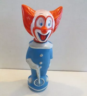 Vintage Harvey Famous The Clown Colgate Palmolive Co. SOAKY Bubble Bath Bottle  • $13.98