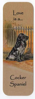 Cocker Spaniel Roan Beautiful Dog Bookmark Same Image Both Sides Great Gift #2 • £2.50