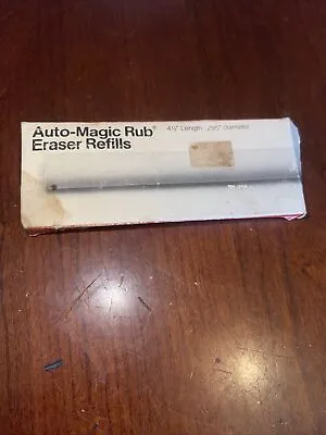 Faber Castell Auto Magic Rub Eraser Refills Box Of 12 73207 Vinyl 4.5  Length • $20