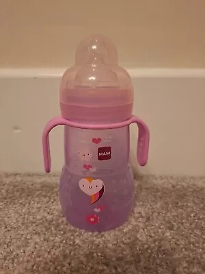 Mam Easy Active/Trainer Bottle Handle Pink - Size 2 Teat • £6.50