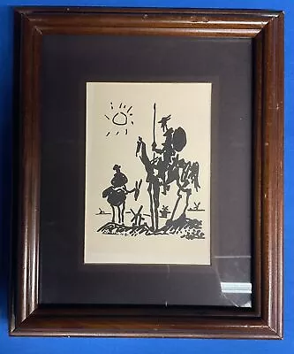 Pablo Picasso Don Quixote 1955 Print Framed | 7 X 5  Print In A 12 X 10  Frame • $100