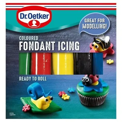 Dr Oetker Ready To Roll Coloured Icing 500G X 2 • £13.32