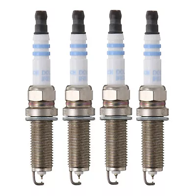 Bosch Set Of 4 Double Iridium Pin To Pin Spark Plugs For Accord Civic ILX L6 • $55.95