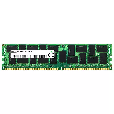 Hynix 64GB 4Rx4 PC4-2133P-L LRDIMM DDR4-17000 ECC Load Reduced Server Memory RAM • $64.99